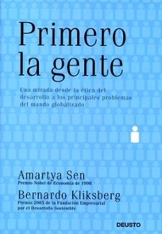 primero la gente-amartya sen-bernardo kliksberg-9788423425839