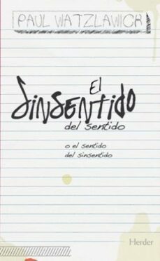 el sinsentido del sentido (ebook)-paul watzlawick-9788425427039
