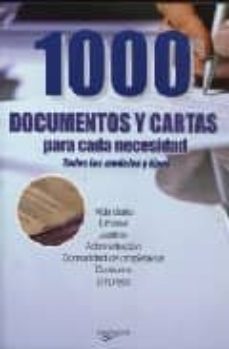 1000 documentos y cartas para cada necesidad-9788431533939