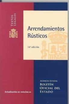 arrendamientos rusticos (14ª ed.)-9788434019539