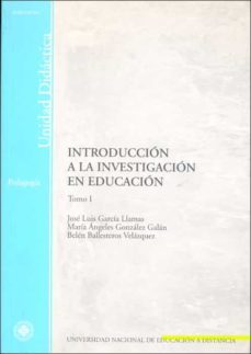 introduccion a la investigacion en educacion-jose luis garcia llamas-9788436245639