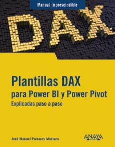 plantillas dax para power bi y power pivot-jose manuel pomares medrano-9788441550339