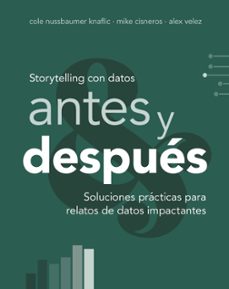 storytelling con datos, antes y despues-cole nussbaumer knaflic-mike cisneros-alex velez-9788441552739