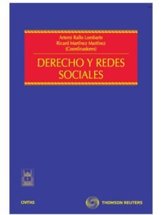 derecho y redes sociales-ricard martinez martinez-9788447035939