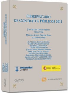 observatorio de contratos publicos 2011-9788447040339