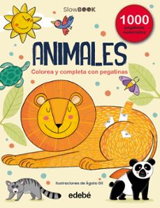 animales (1000 pegatinas numeradas) - slowbook-agata gil-9788468376639