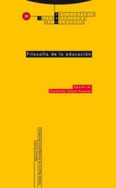 filosofia de la educacion-9788481648539
