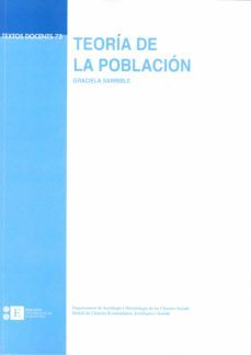 teoria de la poblacion (2ª ed.)-graciela sarrible pedroni-9788483380239