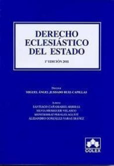 derecho eclesiastico del estado-miguel angel jusdado ruiz capillas-9788483422939