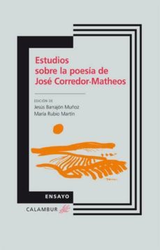 estudios sobre la poesia de jose corredor-matheos-9788483591239