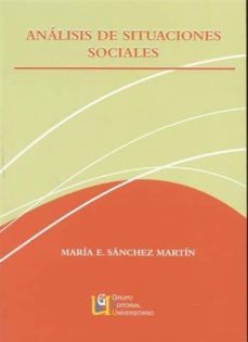 analisis de situaciones sociales-maria e. sanchez martin-9788484915539