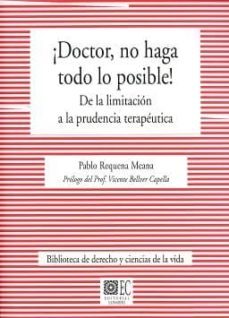 doctor, no haga todo lo posible!-pablo requena meana-9788490455739