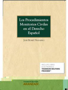 los procedimientos monitorios civiles en el derecho español-jose bonet navarro-9788490592939