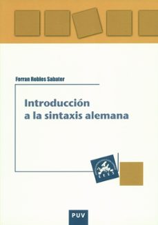 introduccion a la sintaxis alemana-ferran robles sabater-9788491342939