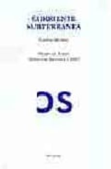 corriente subterranea (premio de poesia hermanos argensola 2003)-9788496238039