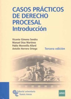 casos practicos derecho procesal introduccion-vicente gimeno sendra-9788499610139