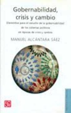 gobernabilidad, crisis y cambio-9789681644239