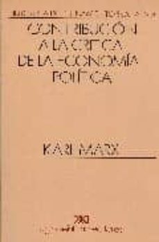 contribucion a la critica de la economia politica-9789682309939