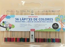 set 36 lapices de colores - arte terapia-8437012673649