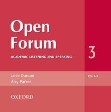 open forum 3 audio cd: academic listening and speaking cd-9780194361149