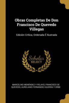 obras completas de don francisco de quevedo villegas-9780270800449