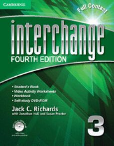 interchange level 3 full contact with self-study dvd-rom 4th edition-9781107666849