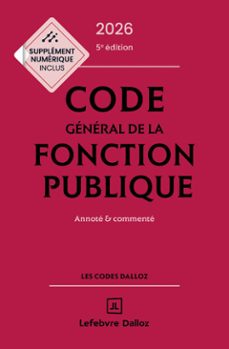 code général de la fonction publique 2026 5ed - annoté et commenté (ebook)-jean-charles savignac-jérôme michel-fabienne lambolez-9782247246649