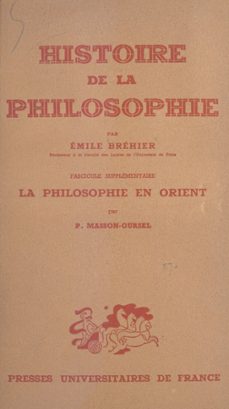 histoire de la philosophie (ebook)-emile brehier-paul masson oursel-9782705958749