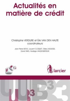 actualites en matière de credit (ebook)-david raes-9782804495749