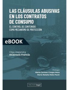 las clausulas abusivas en los contratos de consumo (ebook)-olga alejandra alcántara francia-9786124983849