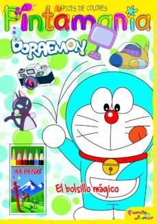 doraemon. pintamania lapices de colores: el bolsillo 4d-9788408109549