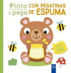 pinta y pega con pegatinas de espuma. verde-9788408250449