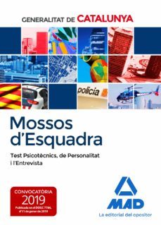 mossos desquadra: test psicotecnics, de personalitat i  entrevista-rocio clavijo gamero-9788414224649