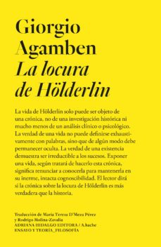 la locura de hölderlin-giorgio agamben-9788419208149