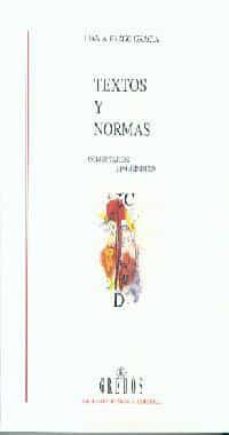 textos y normas: comentarios linguisticos-9788424923549