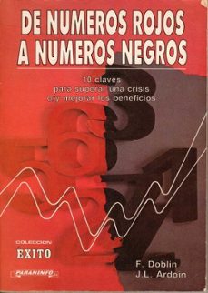 de numeros rojos a numeros negros-stephane doblin-jean loup ardoin-9788428317849