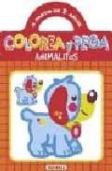 colorea y pega animalitos (4 titulos)-9788430542949