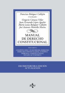 manual de derecho constitucional (vol. i) (13ª ed.)-9788430974849