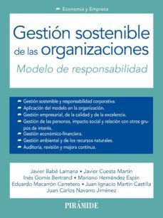 gestion sostenible de las organizaciones (ebook)-juan ignacio martin castilla-9788436834949