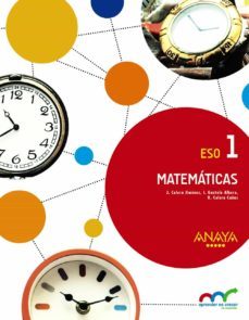 matematicas 1º eso aprender es crecer trimestral murcia-9788467852349