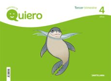 proyecto quiero 4 años 3º trimestre fichas de trabajo ed 2018 castellano-9788468043449