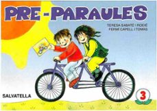 pre-paraules 3-teresa sabate rodie-fermin capell tomas-9788472104549