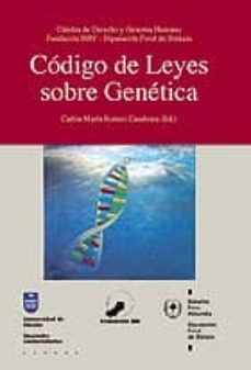 codigo de leyes sobre genetica-carlos maria romeo casabona-9788474854749