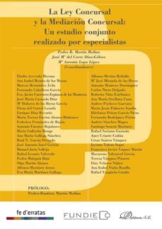 ley concursal y la mediacion concursal-pedro. b martin molina-9788490319949