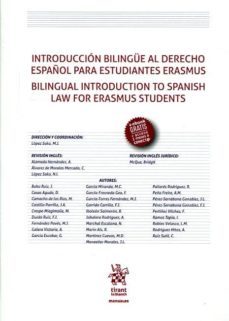 introduccion bilingüe al derecho español para estudiantes erasmus . bilingual introduction to spanish law for erasmus students-9788491195849