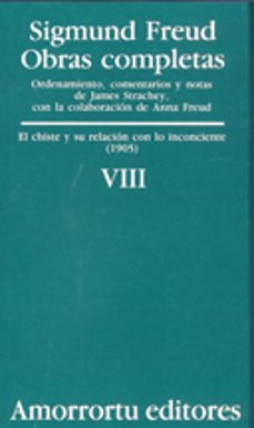 obras completas (vol. viii): el chiste y su relacion con lo incon sciente (1905)-9789505185849
