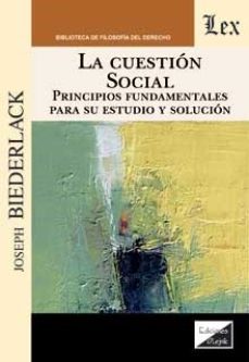 la cuestion social-joseph biederlack-9789564072449