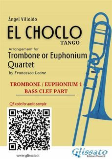 trombone/euphonium 1 part of "el choclo" for quartet (ebook)-9791221393149