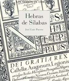 hebras de sílabas-jose luis puerto-9791387599249