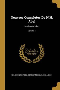 oeuvres compltes de n.h. abel-9780270338959